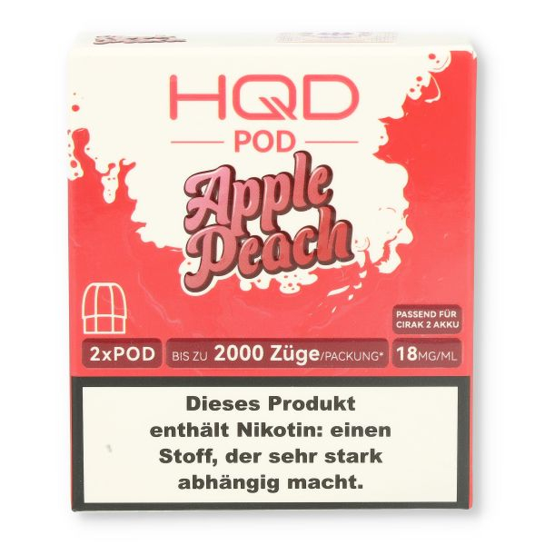 HQD CIRAK 2 Pod Apple Peach 2x2ml 18mg/ml