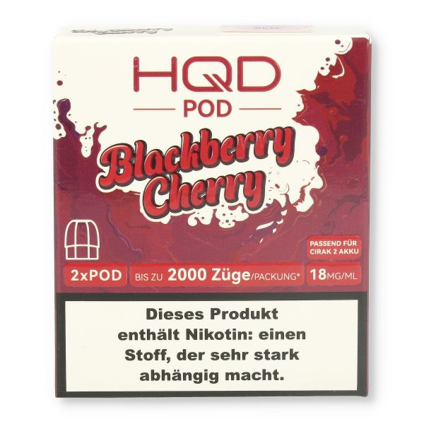 HQD CIRAK 2 Pod Blackberry Cherry 2x2ml 18mg/ml