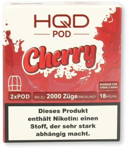 HQD CIRAK 2 Pod Cherry 2x2ml 18mg/ml