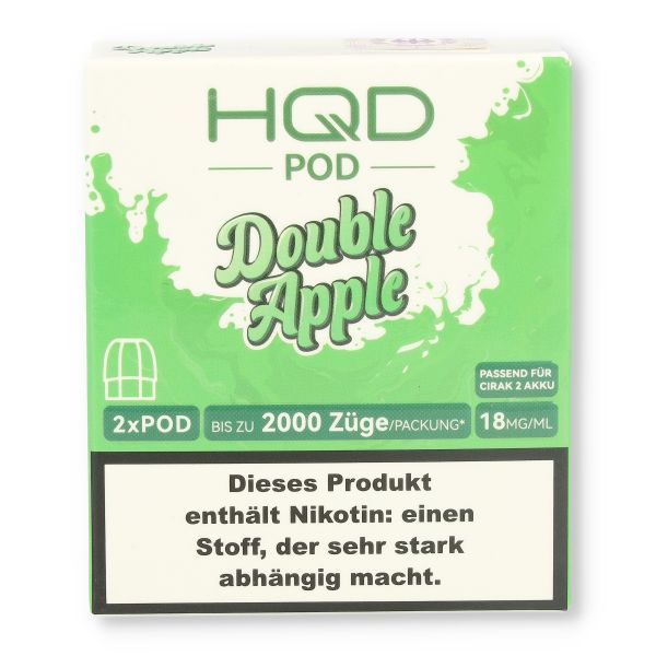 HQD CIRAK 2 Pod Double Apple 2x2ml 18mg/ml