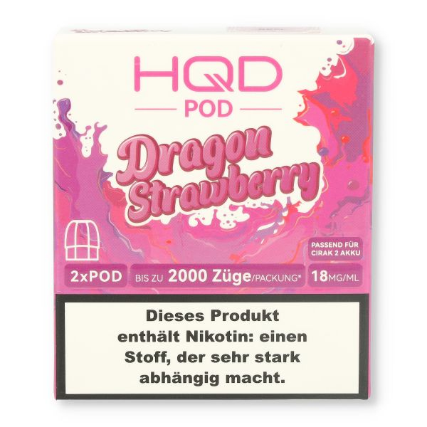 HQD CIRAK 2 Pod Dragon Strawberry 2x2ml 18mg/ml