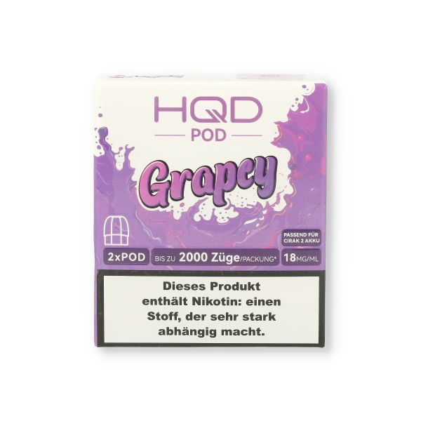 HQD CIRAK 2 Pod Grapey 2x2ml 18mg/ml