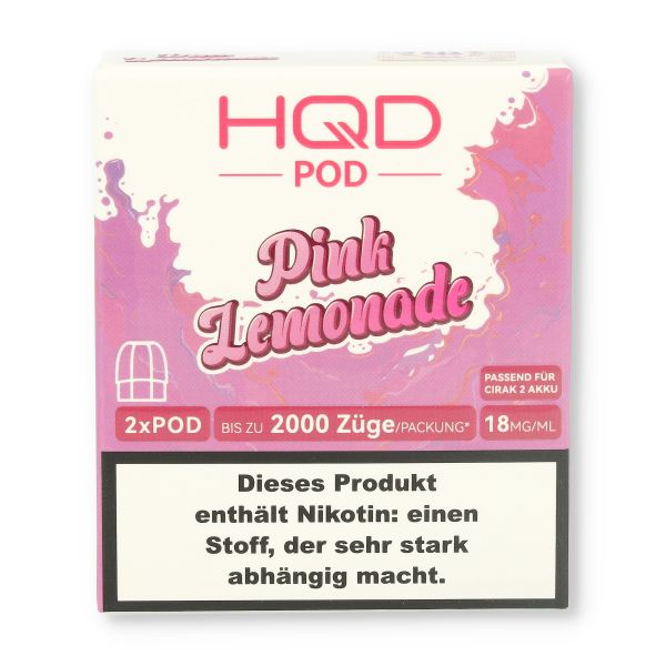HQD CIRAK 2 Pod Pink Lemonade 2x2ml 18mg/ml