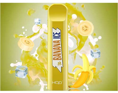 HQD Cuvie Banana Ice Einweg E-Shisha ca. 300 Züge HQD Cuvie Banana Ice Einweg E-Shisha ca. 300 Züge