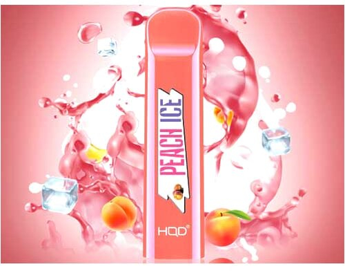 HQD Cuvie Peach Ice Einweg E-Shisha ca. 300 Züge HQD Cuvie Peach Ice Einweg E-Shisha ca. 300 Züge