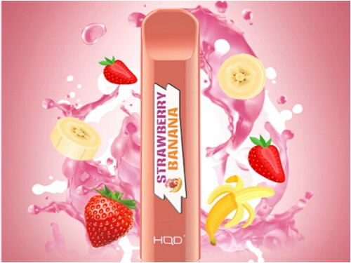 HQD Cuvie Strawberry-Banana Einweg E-Shisha ca. 300 Züge HQD Cuvie Strawberry-Banana Einweg E-Shisha ca. 300 Züge