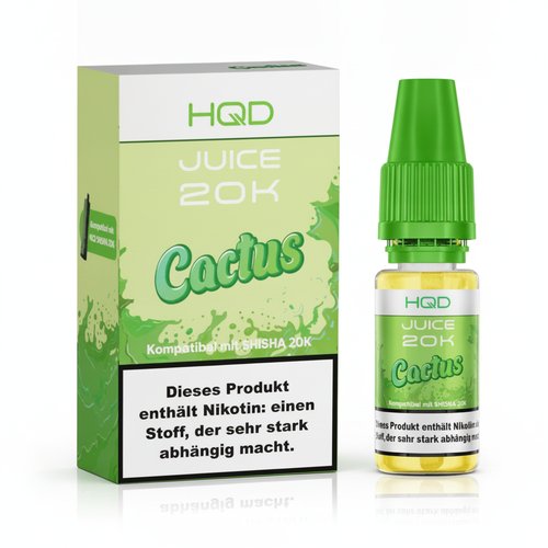 HQD Juice 20K Nikotinsalzliquid Cactus 10ml 3mg