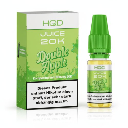 HQD Juice 20K Nikotinsalzliquid Double Apple 10ml 3mg
