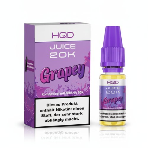 HQD Juice 20K Nikotinsalzliquid Grapey 10ml 3mg