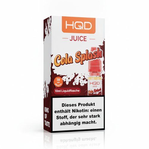 HQD Juice Nikotinsalzliquid Cola Splash 10ml 18mg