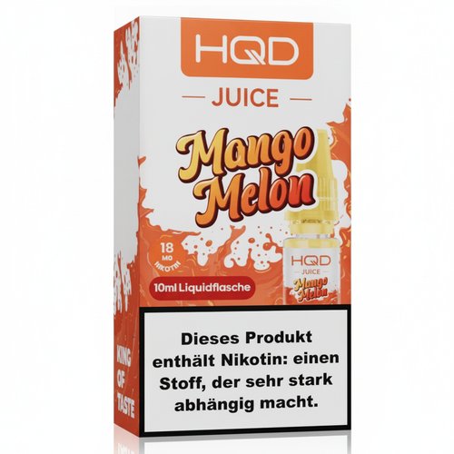 HQD Juice Nikotinsalzliquid Mango Melon 10ml 18mg