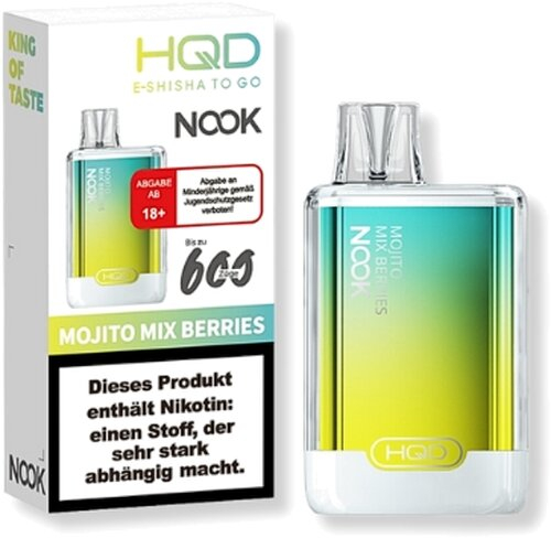 HQD Nook Mojito Mix Beeries Einweg E-Zigarette 18mg/ml