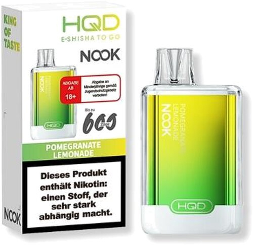 HQD Nook Pomegranate Lemonade Einweg E-Zigarette 18mg/ml