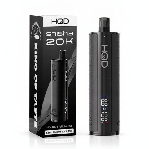 HQD Shisha 20K Pod Kit Black