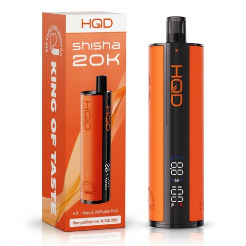 HQD Shisha 20K Pod Kit Orange