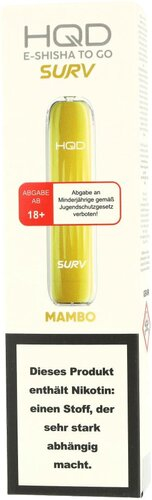 HQD Surv Einweg E-Shisha Mambo ca. 600 Züge 18mg