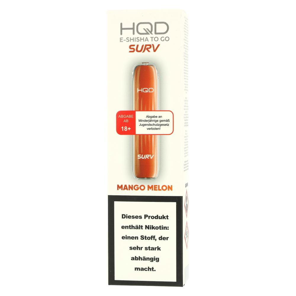 HQD Surv Einweg E-Shisha Mango Melon 600 Züge 18mg HQD Surv Einweg E-Shisha Mango Melon 600 Züge 18mg