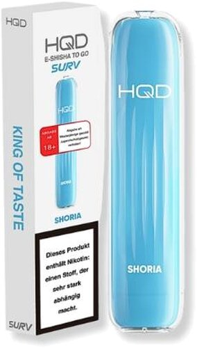 HQD Surv Einweg E-Shisha Shoria ca. 600 Züge 18mg/ml