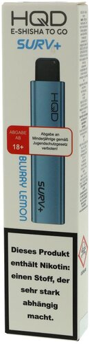 HQD Surv+ Einweg E-Zigarette Blurry Lemon 18mg