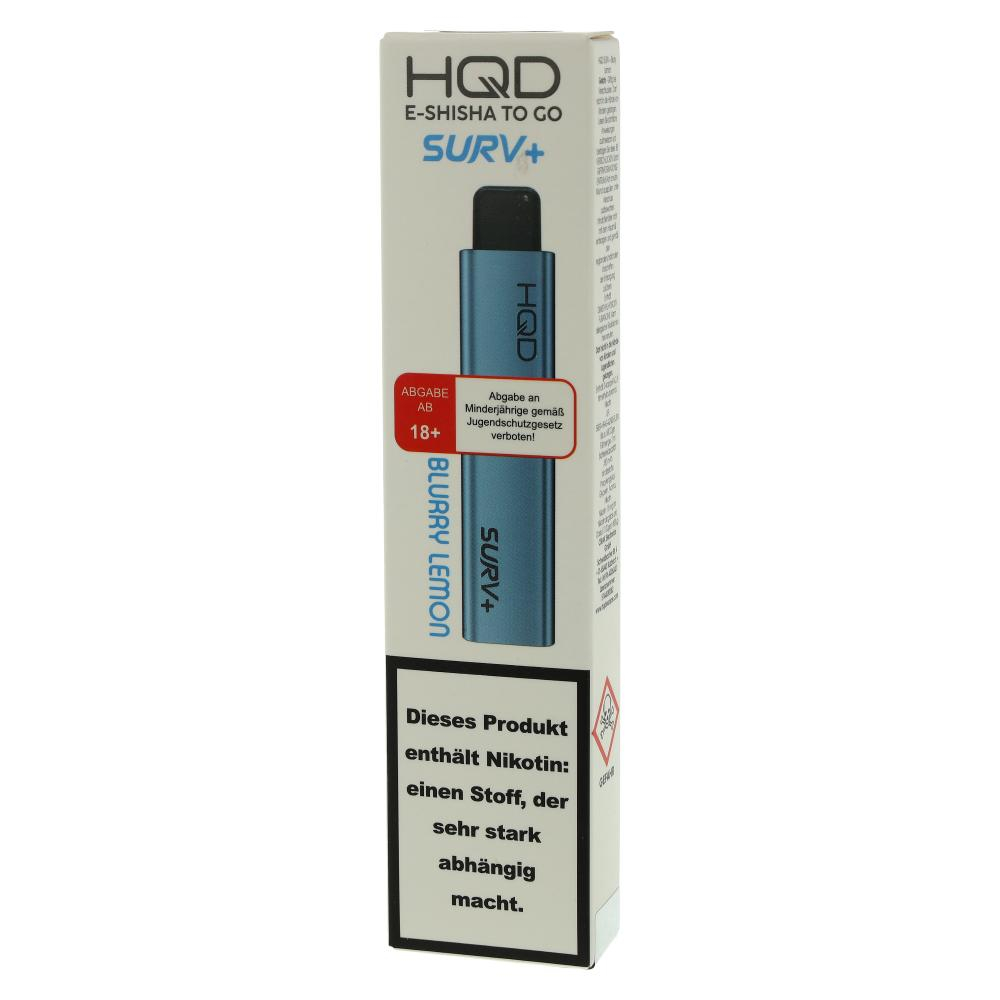 HQD Surv+ Einweg E-Zigarette Blurry Lemon 18mg HQD Surv+ Einweg E-Zigarette Blurry Lemon 18mg