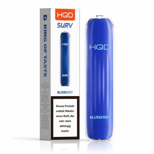 HQD Surv Einweg E-Shisha Blueberry ca. 600 Züge 18mg