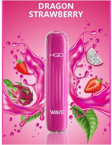 HQD Wave Einweg E-Shisha Dragon Strawberry 600 Züge 18mg