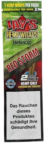 Jay`s Blunts Hemp Wraps Red Storm (Kirschkuchen) 2Stk.