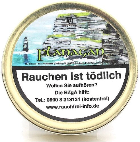HU Tobacco Flanagan Pfeifentabak 50g Dose HU Tobacco Flanagan Pfeifentabak 50g Dose