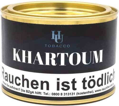 HU Tobacco Khartoum Pfeifentabak 100g Dose