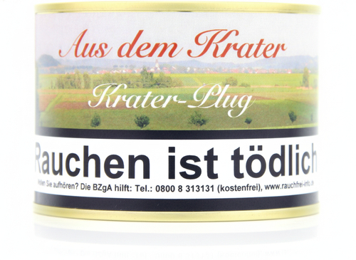 HU Tobacco Krater Plug Pfeifentabak 100g