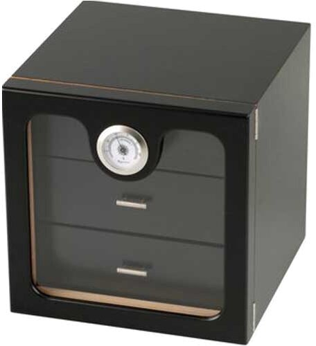 Humidor Schrank für ca. 50 Zigarren schwarz Humidor Schrank für ca. 50 Zigarren schwarz