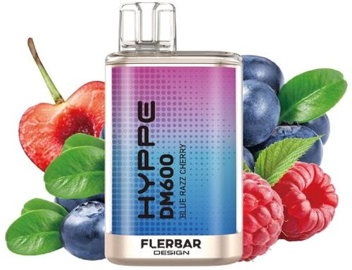 HYPPE DM600 by Flerbar Blue Razz Cherry Einweg E-Zigarette 20mg