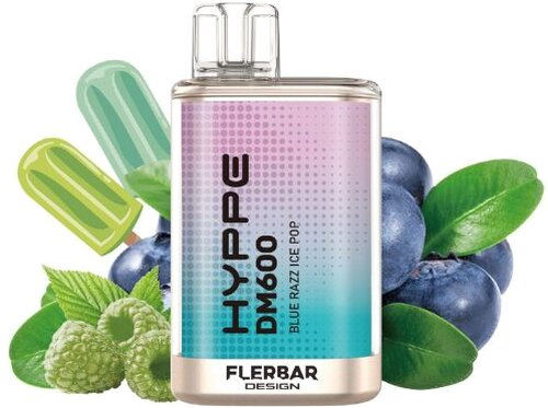 HYPPE DM600 by Flerbar Blue Razz Ice Pop Einweg E-Zigarette 20mg HYPPE DM600 by Flerbar Blue Razz Ice Pop Einweg E-Zigarette 20mg