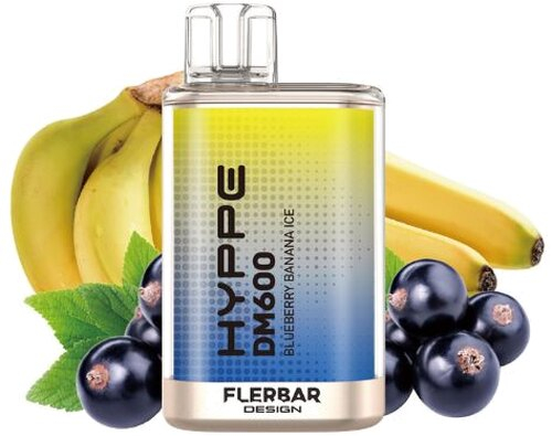 HYPPE DM600 by Flerbar Blueberry Banana Ice Einweg E-Zigarette 20mg HYPPE DM600 by Flerbar Blueberry Banana Ice Einweg E-Zigarette 20mg