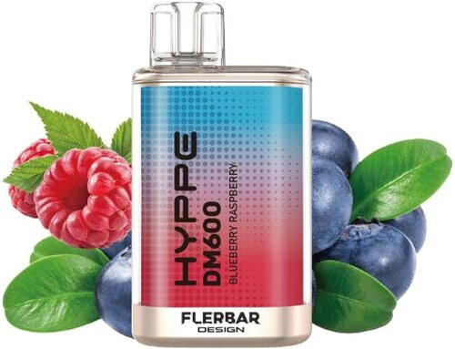 HYPPE DM600 by Flerbar Blueberry Raspberry Einweg E-Zigarette 20mg