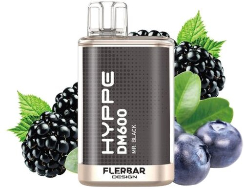 HYPPE DM600 by Flerbar Mr. Black Einweg E-Zigarette 20mg