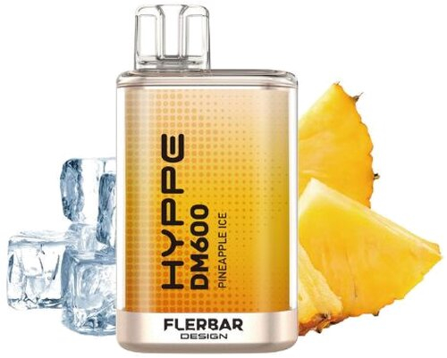 HYPPE DM600 by Flerbar Pineapple Ice Einweg E-Zigarette 20mg HYPPE DM600 by Flerbar Pineapple Ice Einweg E-Zigarette 20mg