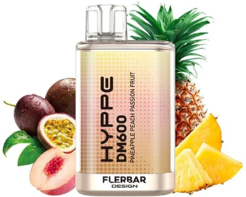 HYPPE DM600 by Flerbar Pineapple Peach Passion Fruit Einweg E-Zigarette 20mg