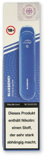 HYPPE Q 600 Einweg E-Zigarette Blueberry Aroma 20mg