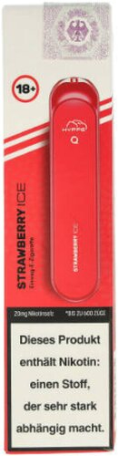 Hyppe Q Strawberry Ice Einweg E-Zigarette 20ml Hyppe Q Strawberry Ice Einweg E-Zigarette 20ml