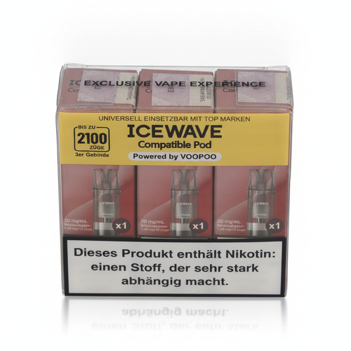 Icewave Compatible Pod Amaretto Cherry 20mg/ml 3 Stück