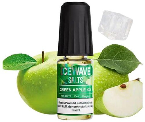 Icewave Salts Liquid Green Apple Ice 10mg Icewave Salts Liquid Green Apple Ice 10mg