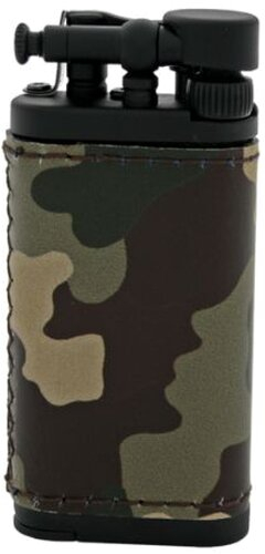 IM Corona Old Boy IC 64-9661 Pfeifenfeuerzeug Camouflage, Schwarz