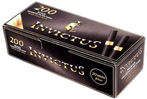 Invictus Black Zigarettenhülsen 200 Stück