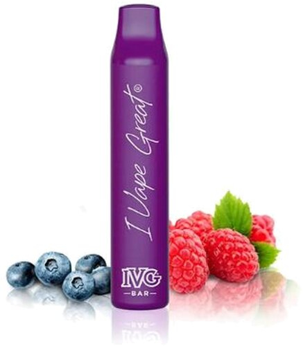IVG Bar 800 Blueberry Sour Raspberry Einweg E-Shisha 20mg Nikotin IVG Bar 800 Blueberry Sour Raspberry Einweg E-Shisha 20mg Nikotin