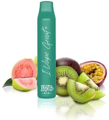 IVG Bar 800 Kiwi Passion Fruit Guava Einweg E-Shisha 20mg Nikotin IVG Bar 800 Kiwi Passion Fruit Guava Einweg E-Shisha 20mg Nikotin