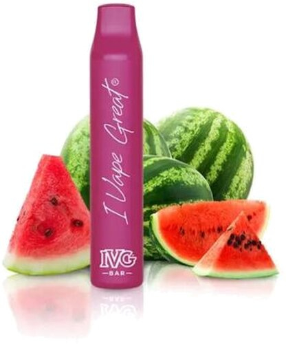 IVG Bar 800 Watermelon Einweg E-Shisha 20mg Nikotin IVG Bar 800 Watermelon Einweg E-Shisha 20mg Nikotin