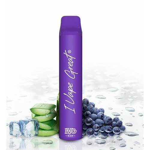IVG Bar 800 Aloe-Grape-Ice Aroma Einweg E-Shisha 20mg Nikotin IVG Bar 800 Aloe-Grape-Ice Aroma Einweg E-Shisha 20mg Nikotin