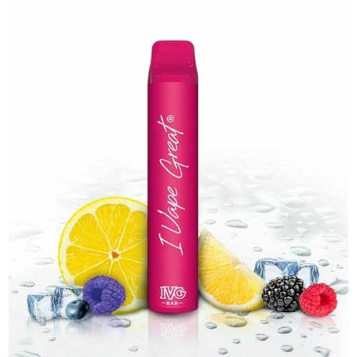 IVG Bar 800 Berry-Lemonade-Ice Aroma Einweg E-Shisha 20mg Nikotin IVG Bar 800 Berry-Lemonade-Ice Aroma Einweg E-Shisha 20mg Nikotin