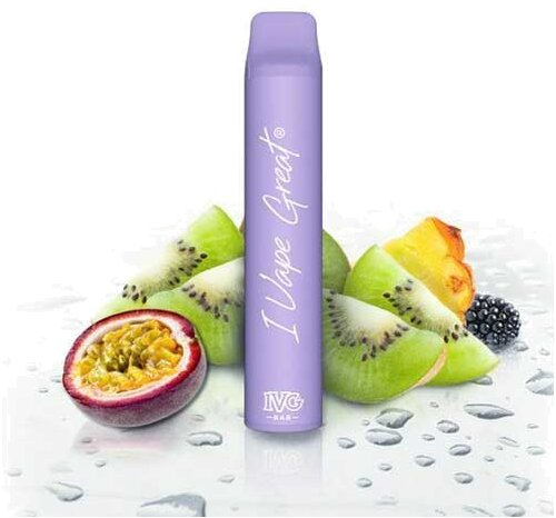 IVG Bar 800 Passion-Fruit Aroma Einweg E-Shisha 20mg Nikotin IVG Bar 800 Passion-Fruit Aroma Einweg E-Shisha 20mg Nikotin